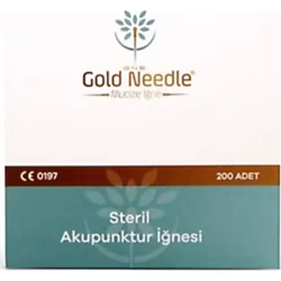 Gold Needle Steril Akupunktur Iğnesi 0.25Mm X 25Mm 200 Lü Çok Renkli