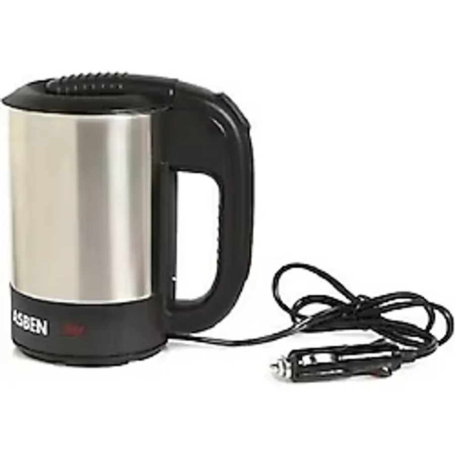 Gold Silver Adana 12 Volt Oto Araç Kettle Araba Su Isıtıcı Çelik Kettle(YARIM LİTRE HACİM)