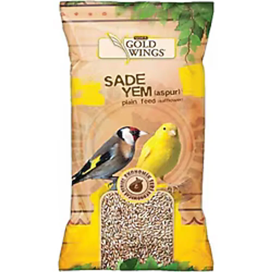 Gold Wings Aspur Kanarya Yemi %15 Proteinli, Doğal ve Aromasız, Yüksek Besleyici Formül, 300 g - Türkiye Üretimi
