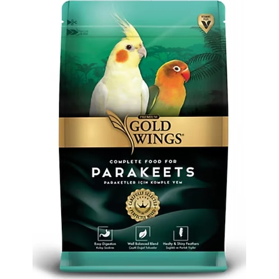 Gold Wings Premium 1 kg 5'li Paraket Yemi