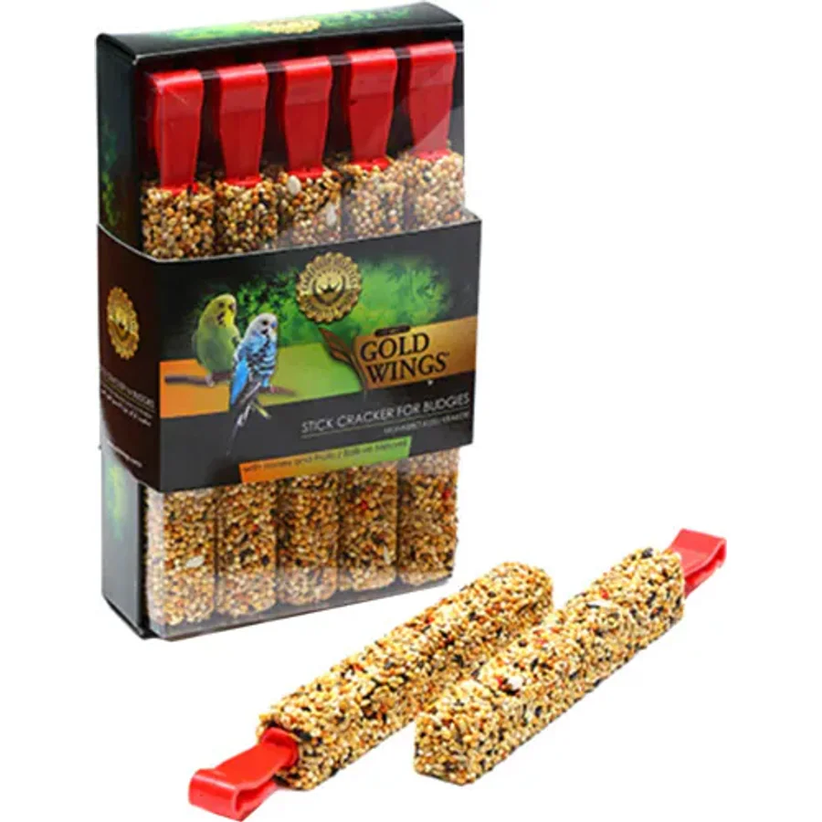 Gold Wings Premium 10'lu Ballı ve Meyveli Muhabbet Kuşu Krakeri