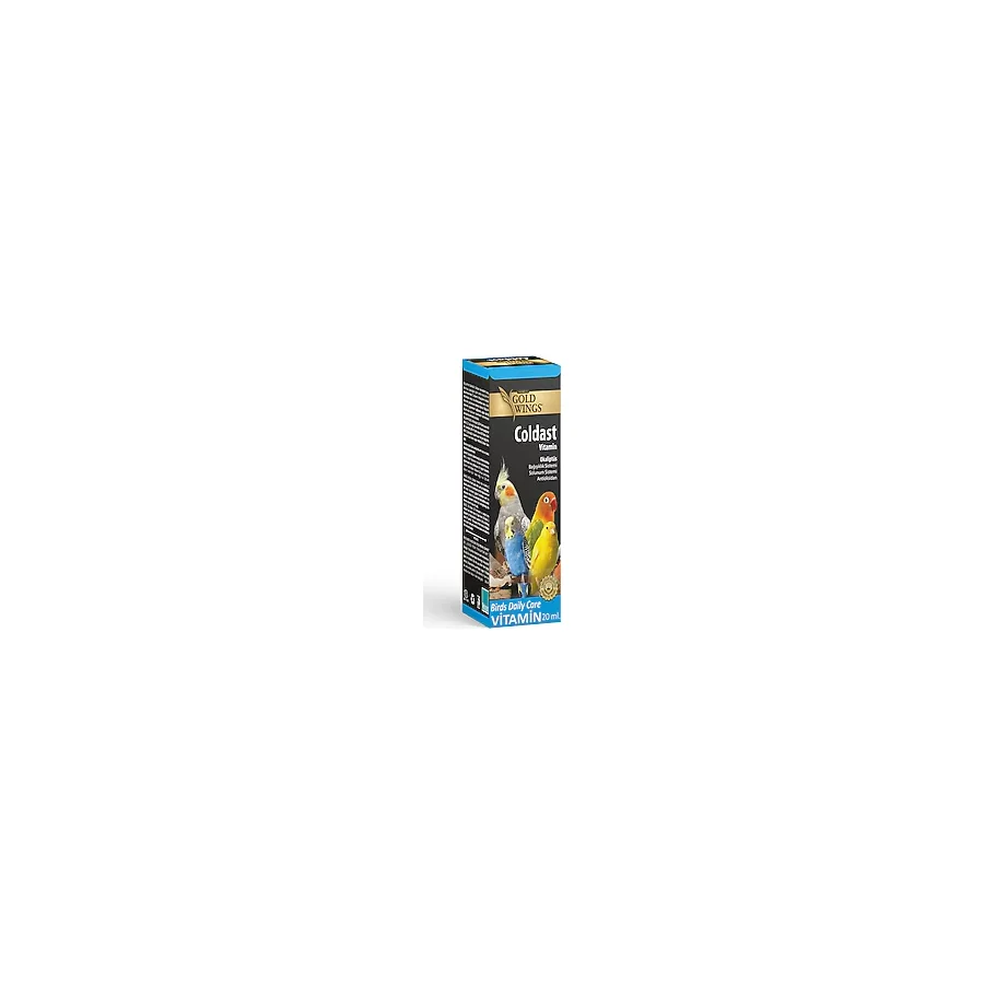 Gold Wings Premium Coldast 20 ml Papağan ve Kuş Vitamini