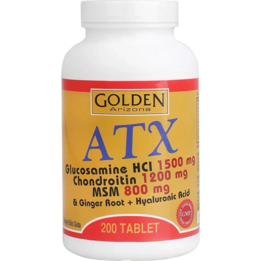 Golden Arizona ATX Glucosamine Chondroitin MSM 200 Tablet 3'lü