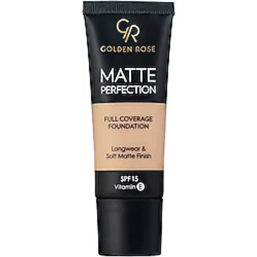 Golden Rose Matte Perfection SPF 15 Natural 04 35 ml Likit Fondöten