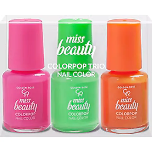 Golden Rose Miss Beauty Colorpop 3'lü Mini Oje