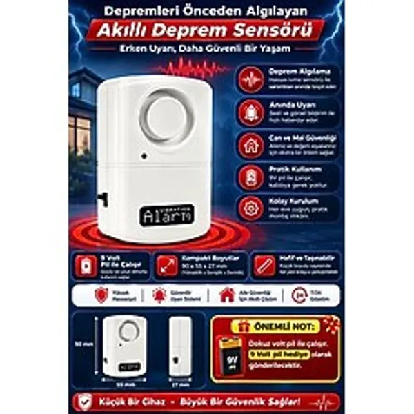 Goldenbee Akıllı Deprem Sensörü GLD-110