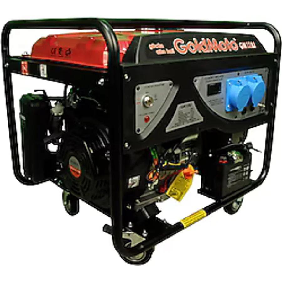 GoldMoto GM12BJ 12 kVA İpli/Marşlı Benzinli Jeneratör