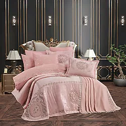 Goldroom Alita Pudra Çeyiz Seti 10 Pcs - Gül Kurusu