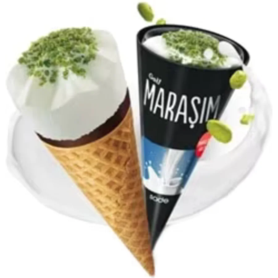 Golf Maraşım Kornet 120 ml Sade Dondurma