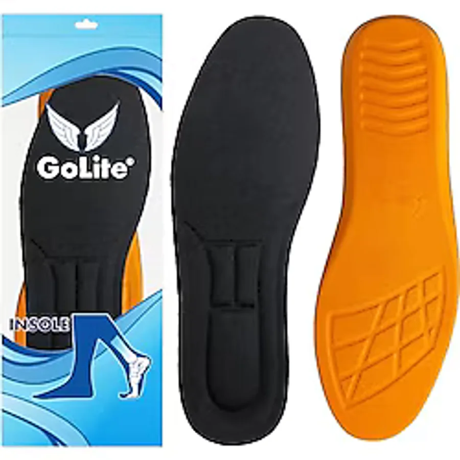 GoLite Memory Foam Yumuşak Ortopedik Tabanlık, Hafızalı Spor Ayakkabı Tabanlığı, Rahat Konforlu İç Taban - M21 Insole (42)