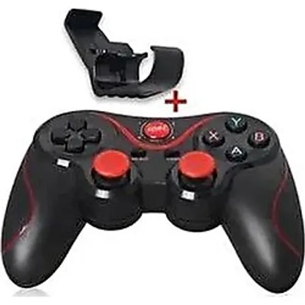 GOMAX Bluetooth Oyun Konsolu Telefon ve TV ile Uyumlu Ergonomik Tasarım ve Yüksek Hassasiyet - Siyah