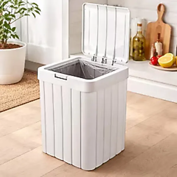 Gondol Çöp Kovası - Bej - 28 cm