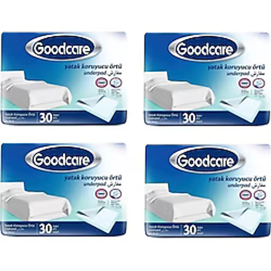 Goodcare 60x90 cm 30'lu 4 Adet Yatak Koruyucu Örtü