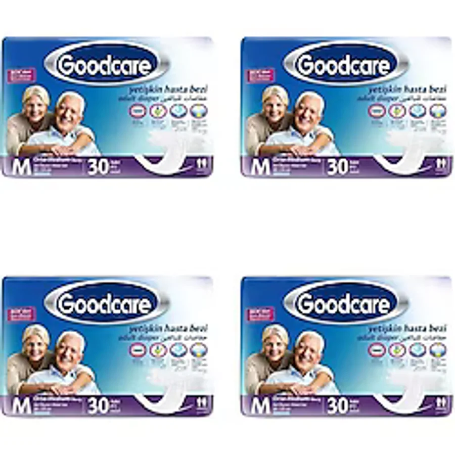 Goodcare Belbantlı Orta Boy M 30'lu 4 Adet Hasta Bezi