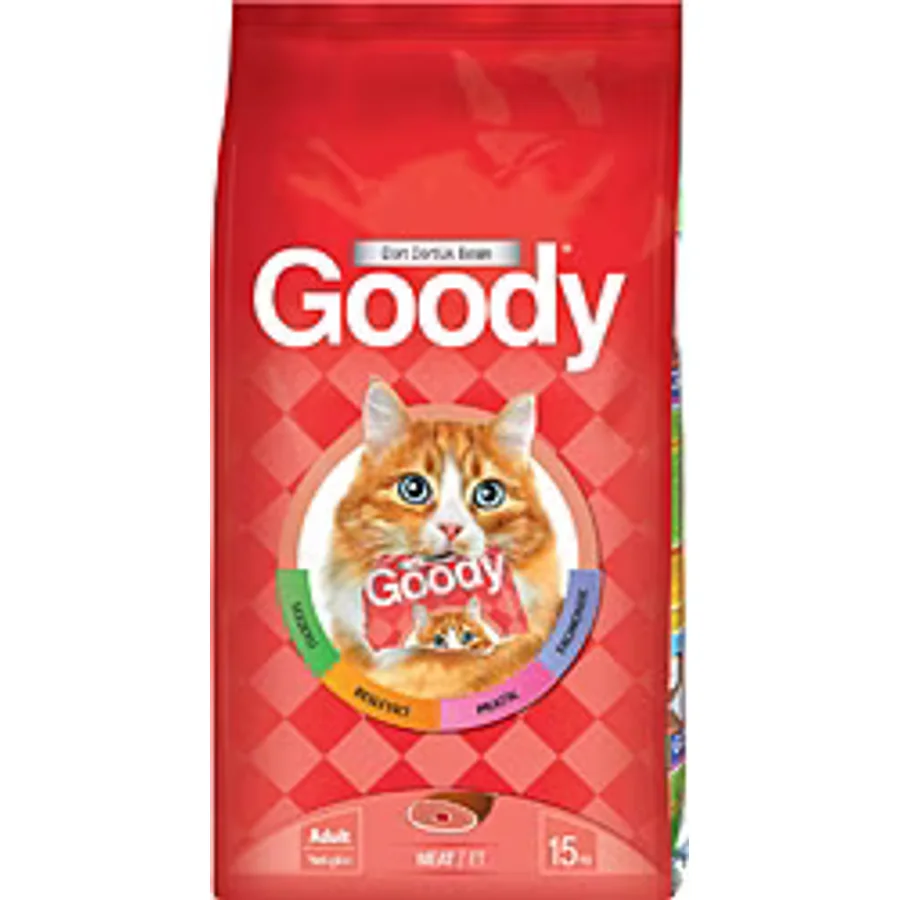 Goody Etli 15 kg Yetişkin Kedi Maması