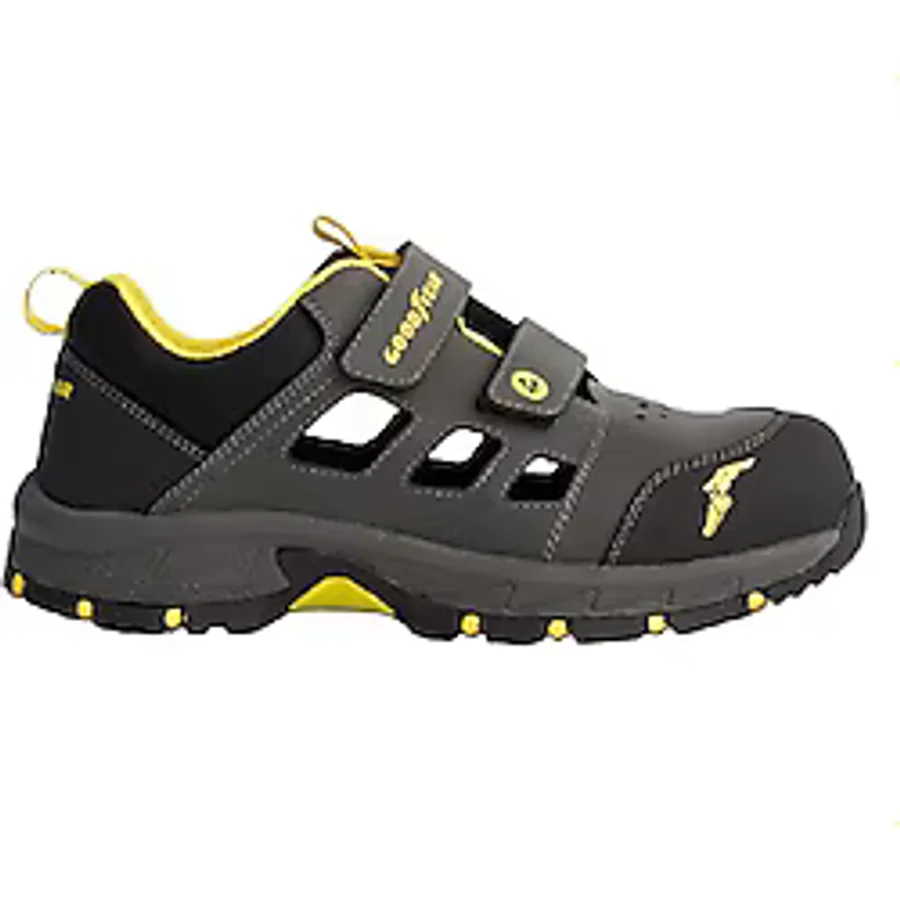 Goodyear Air Grey S1PL ESD HRO Brn Sandalet Fiberglas Burun İş Güvenliği Ayakkabısı