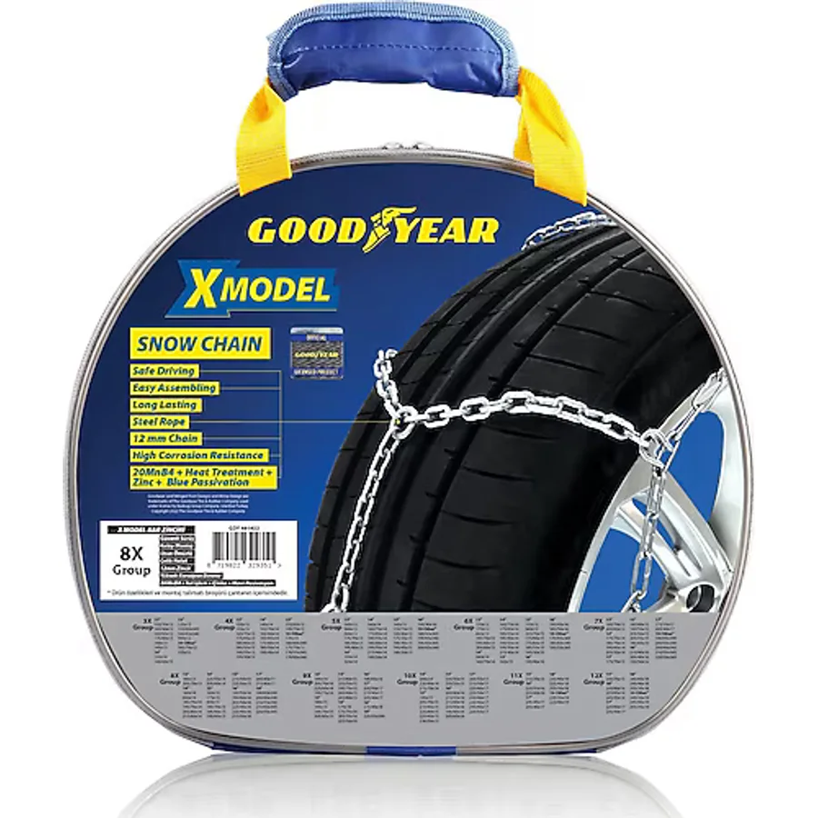 Goodyear Kar Zinciri Takmatik Ekstra Mukavemetli 8x3,20 mm