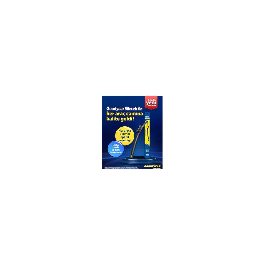 Goodyear SİLECEK LASTİĞİ ÖN CAM 60 cm ( 1 Adet ) (HER ARACA UYUMLU)