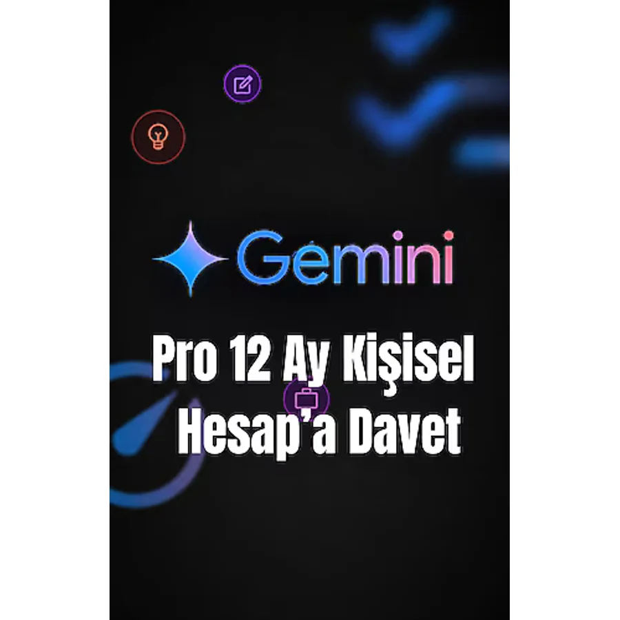 Google Gemini Pro 12 Ay Kişisel Mail'e Davet