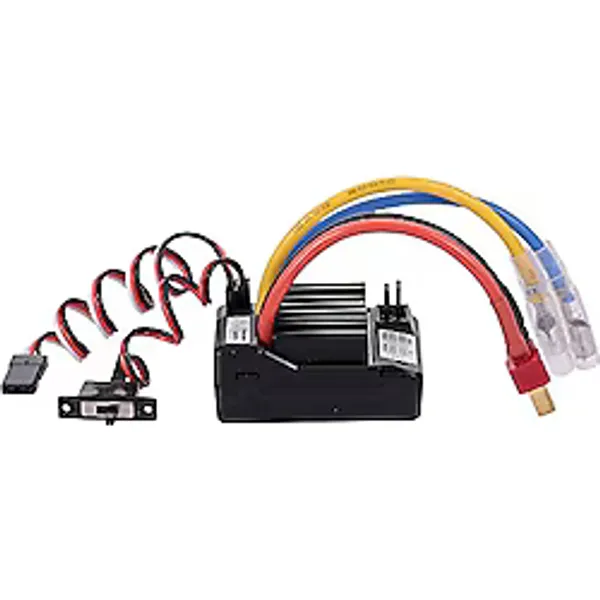 GoolRC AX-D60A 60A Su Geçirmez Fırçalı ESC Elektronik Hız Kontrolörü 1/10 RC Araba Arazi Kamyon RC Tekne 2S LiPo 6-8S NiMh Pil için