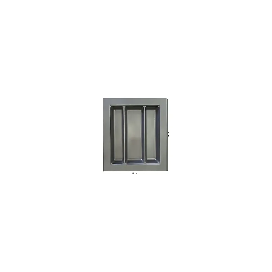 Gör Seç 42X49 cm Çekmece Içi Düzenleyici Kepçelik (36X41CM'E Kadar Kesilebilir) Organizer Mutfak Raf - 1 Adet