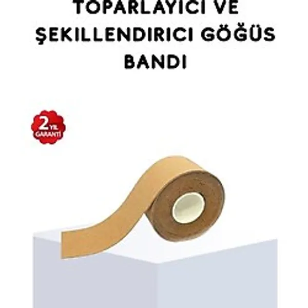 Görünmez Destekleyici Göğüs Bandı - Askısız ve Sırtı Açık Kıyafetler İçin - 001-Beyaz