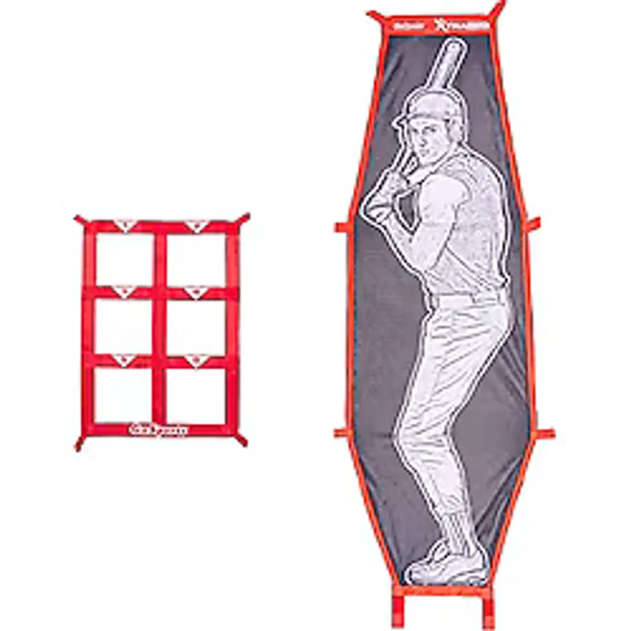 GoSports Beyzbol ve Softbol Atış Kiti - Strike Zone & Xtraman Dummy Batter ile Doğruluk Eğitimi