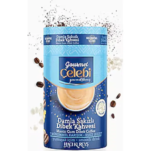 Gourmet Çelebi Damla Sakızlı Dibek Kahvesi 250 gr