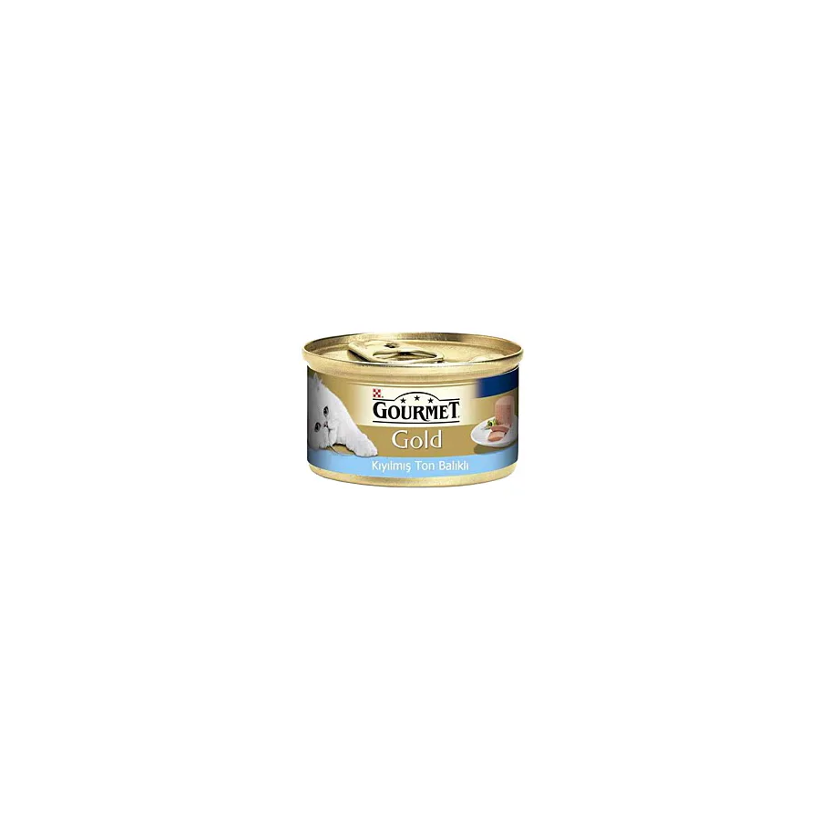Gourmet Gold Kıyılmış Ton Balıklı 85 gr Yetişkin Konserve Kedi Maması