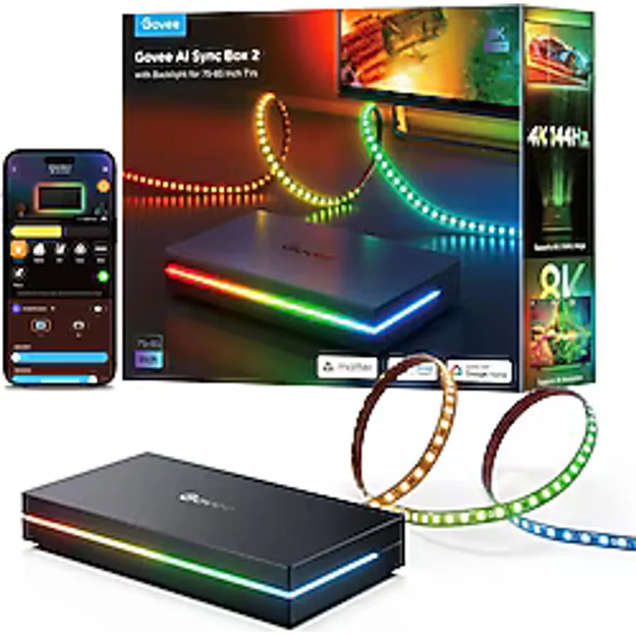 Govee AI Sync Box 2 75-85" Tv Arkası Şerit Led