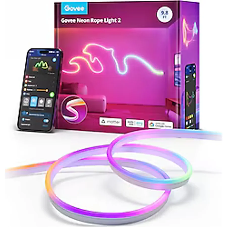 Govee Neon Rope Light 2 H61D3301 3 m Neon Beyaz Şerit Led