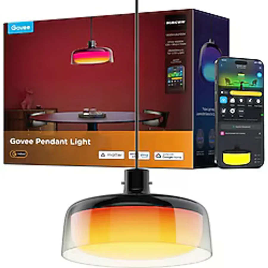 Govee RGBICWW Sarkıt Avize Akıllı Aydınlatma Siyah H60C13F1