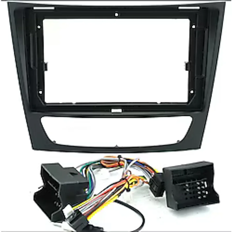 GOVİMAKS Mercedes W211 2003-2009 / CLS Serisi W219 2004-2009 UYUMLU 9'' MULTİMEDYA ÇERÇEVESİ-SOKET-CANBUS