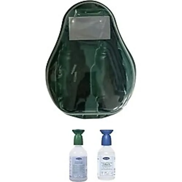 Göz Duşu Solüsyonu İstasyonu Set (1 Adet Boş İstasyon +1 Adet 500 Ml +1 Adet 250 Ml Solüsyon)