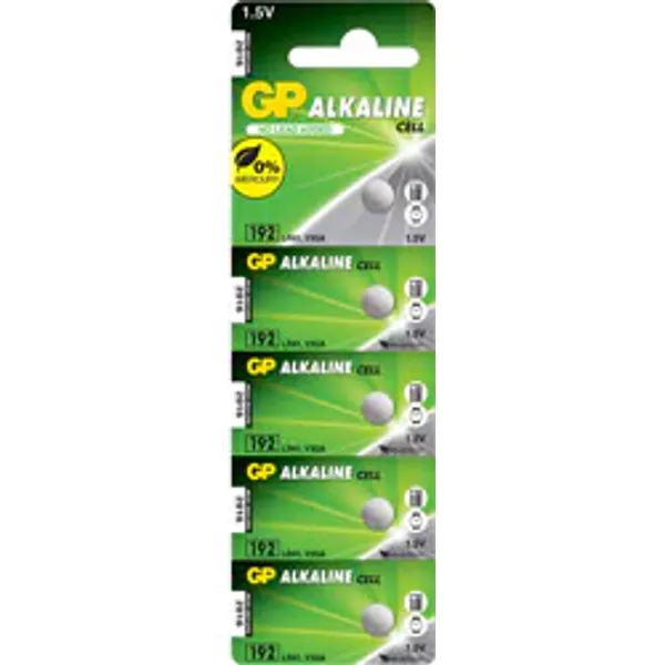 GP 192 LR41 5'li Alkalin Düğme Pil