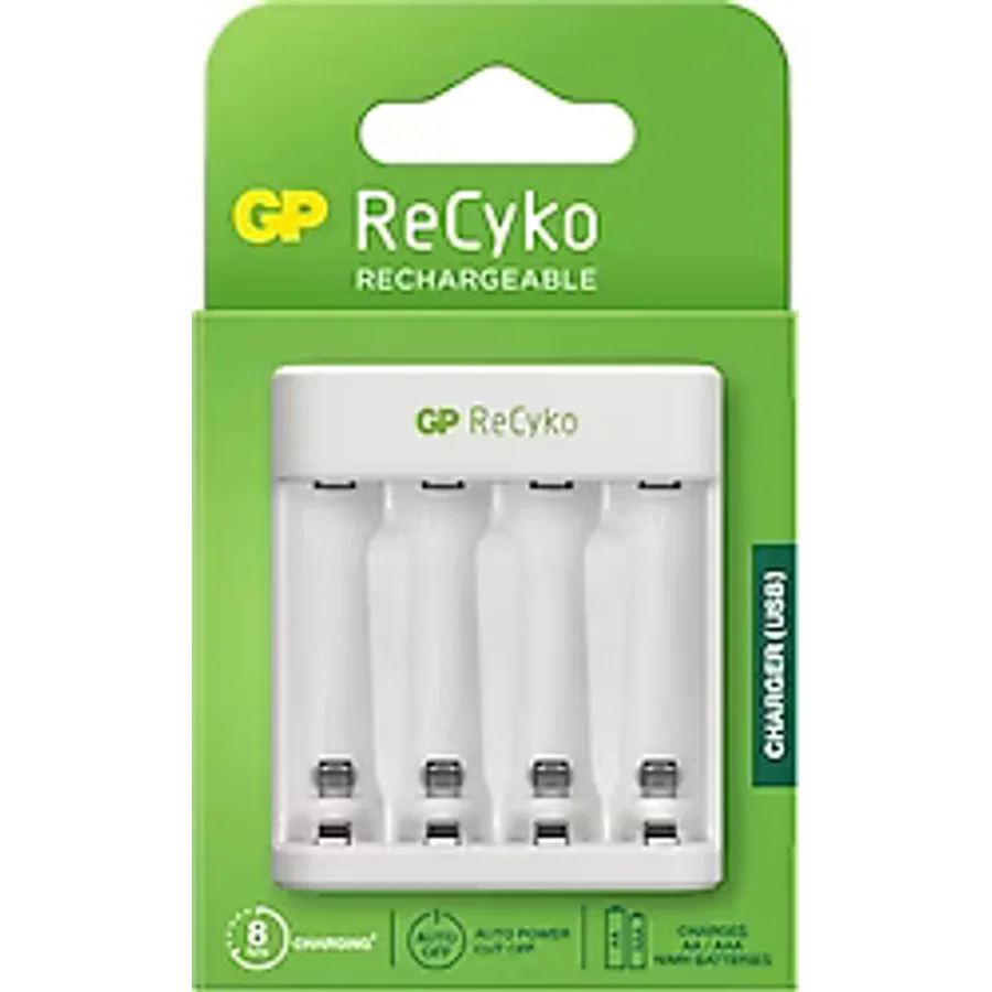 GP E411 AA 4'lü Usb Pil Şarj Aleti (Pilsiz)