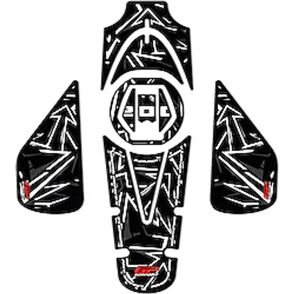Gp Kompozit Bajaj Pulsar Ns 200 2011-2024 Uyumlu Tank Pad Seti Gri