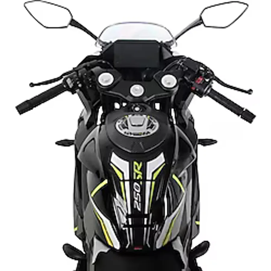GP Kompozit CF Moto 250 SR 2020-2023 Uyumlu Tank Pad Seti Turuncu - Mavi