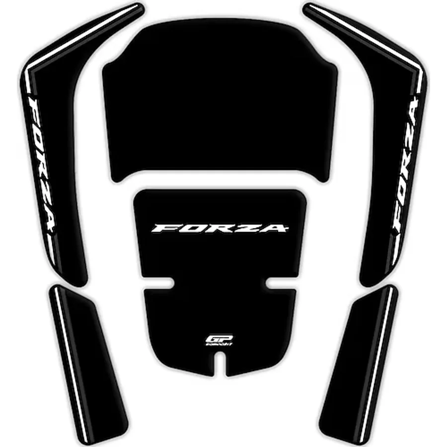 Gp Kompozit Honda Forza 250 2018-2025 Uyumlu Tank Pad Siyah