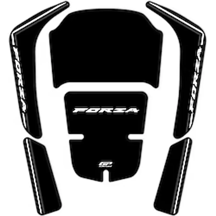 Gp Kompozit Honda Forza 250 2018-2025 Uyumlu Tank Pad Siyah