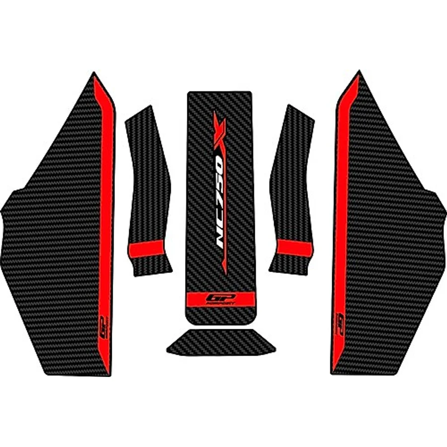 Gp Kompozit Honda Nc 750 X 2025 Uyumlu Tank Pad Karbon-kırmızı