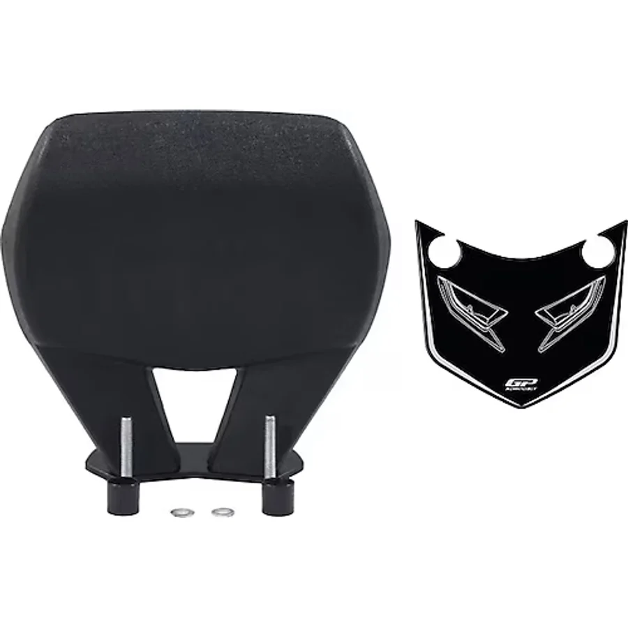 Gp Kompozit Mondial Strada 125 2023-2025 Uyumlu Spor Sissy Bar Siyah