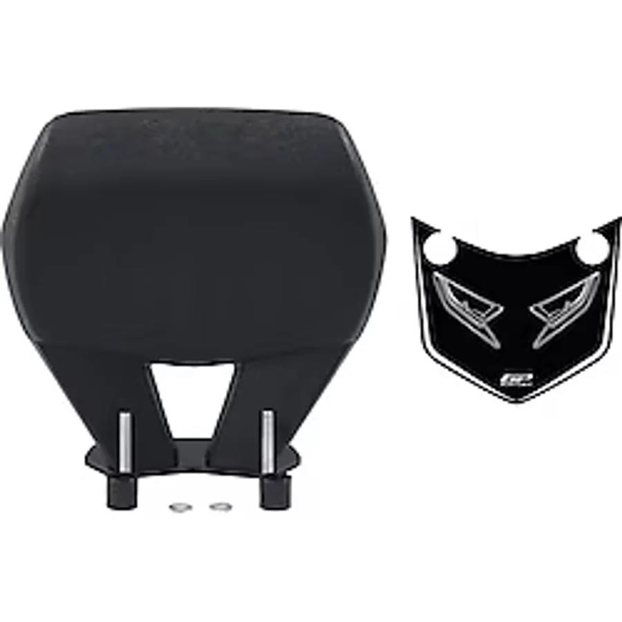 Gp Kompozit Mondial Strada 125 2023-2025 Uyumlu Spor Sissy Bar Siyah
