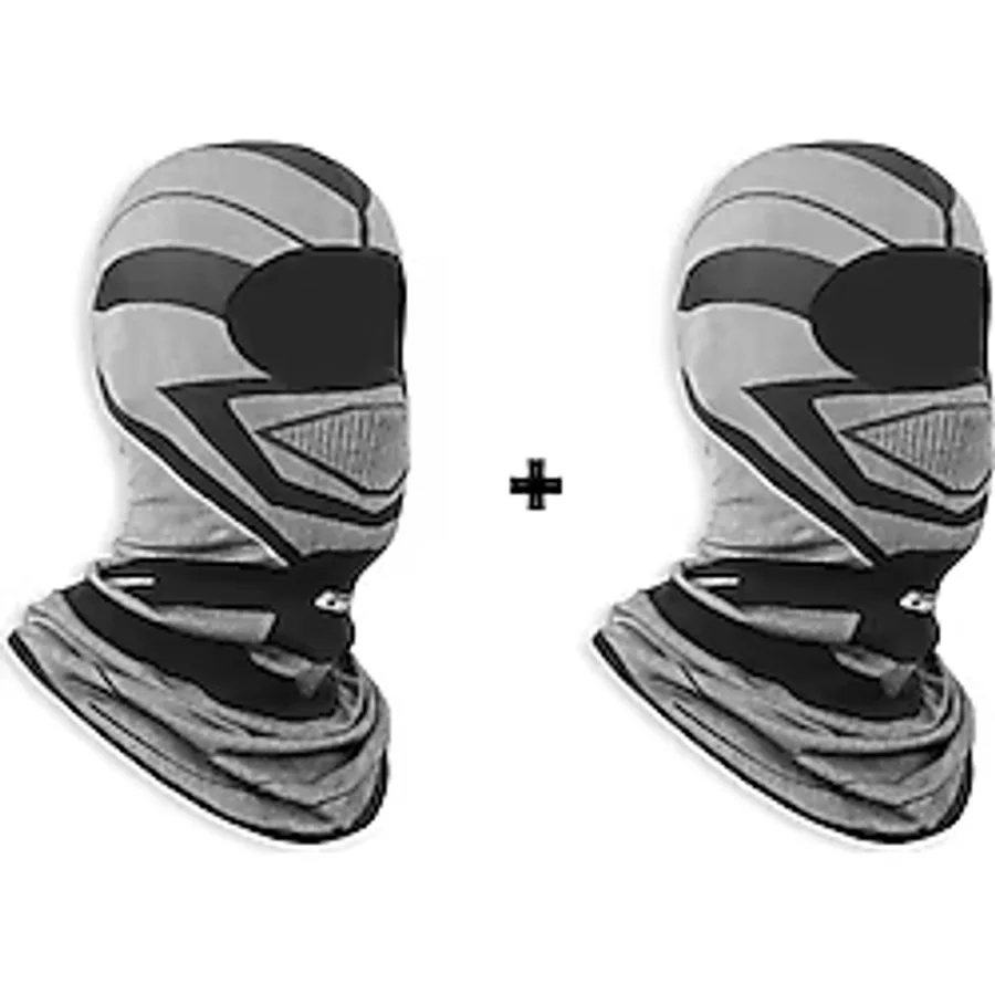 Gp Kompozit Motorcu Balaklava Maske Seti 1 Adet Kışlık + 1 Adet Kışlık