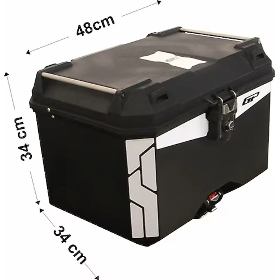 Gp Kompozit Universal 45 Lt Plastik Motosiklet Çantası Siyah