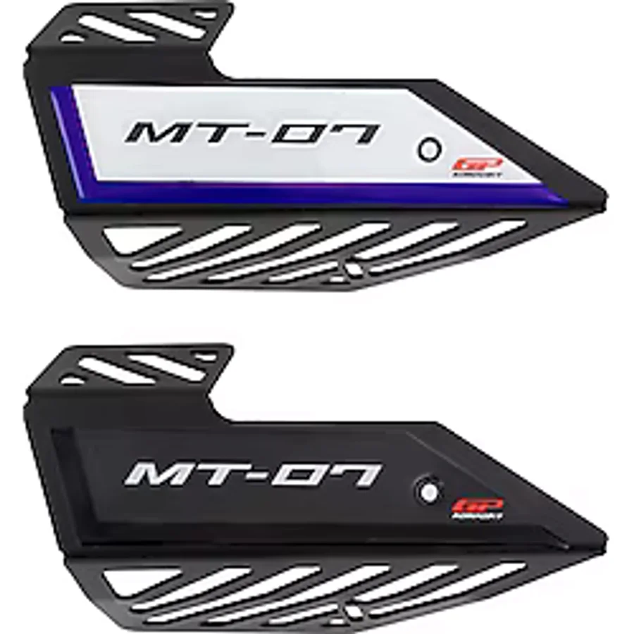 GP Kompozit Yamaha MT-07 2014-2021 Uyumlu Egzoz Koruma Kapağı Siyah
