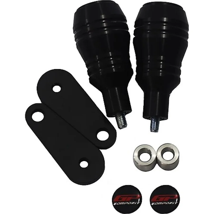 GP Kompozit Yamaha R6 2008-2016 Uyumlu Motor Koruma Takozu Siyah
