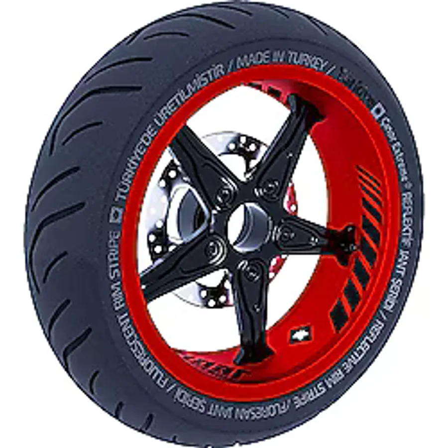 Gp Racing İç Jant Şeridi Sticker Reflektif, Floresan, Özel Renkler Çınar Extreme Taş Grisi