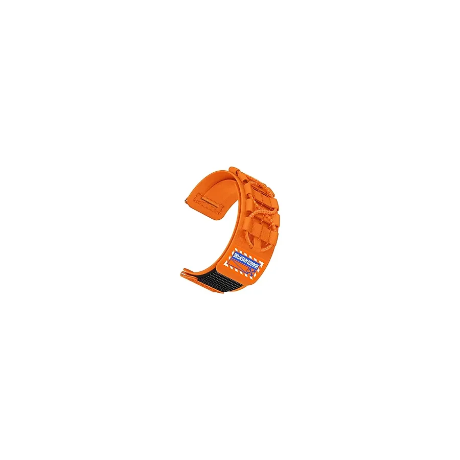 GPACK Samsung Galaxy Watch 7 40mm ile uyumlu Kordon Kayış Orbital Örgülü Halat Tasarım 20/krs, Turuncu