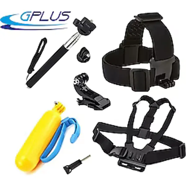 Gplus ST007 Gopro Eken Sjcam Aksiyon Kamera Aksesuar Set 7 Parça